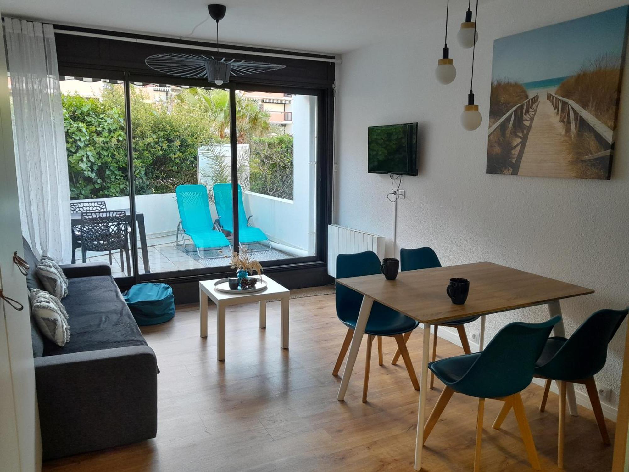 Апартаменты Joli 2 Pieces Sur Le Port Avec Piscine, Terrasse, Parking Капбретон Экстерьер фото